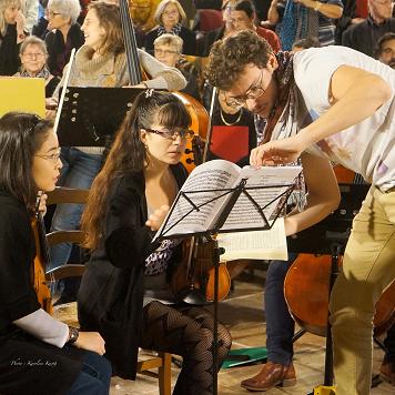 Concert Messie Tournus Pendant la répétition